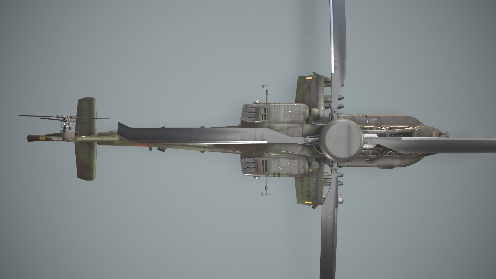  Apache AH-64E Guardian Indonesia Static Low-poly 3D model_9