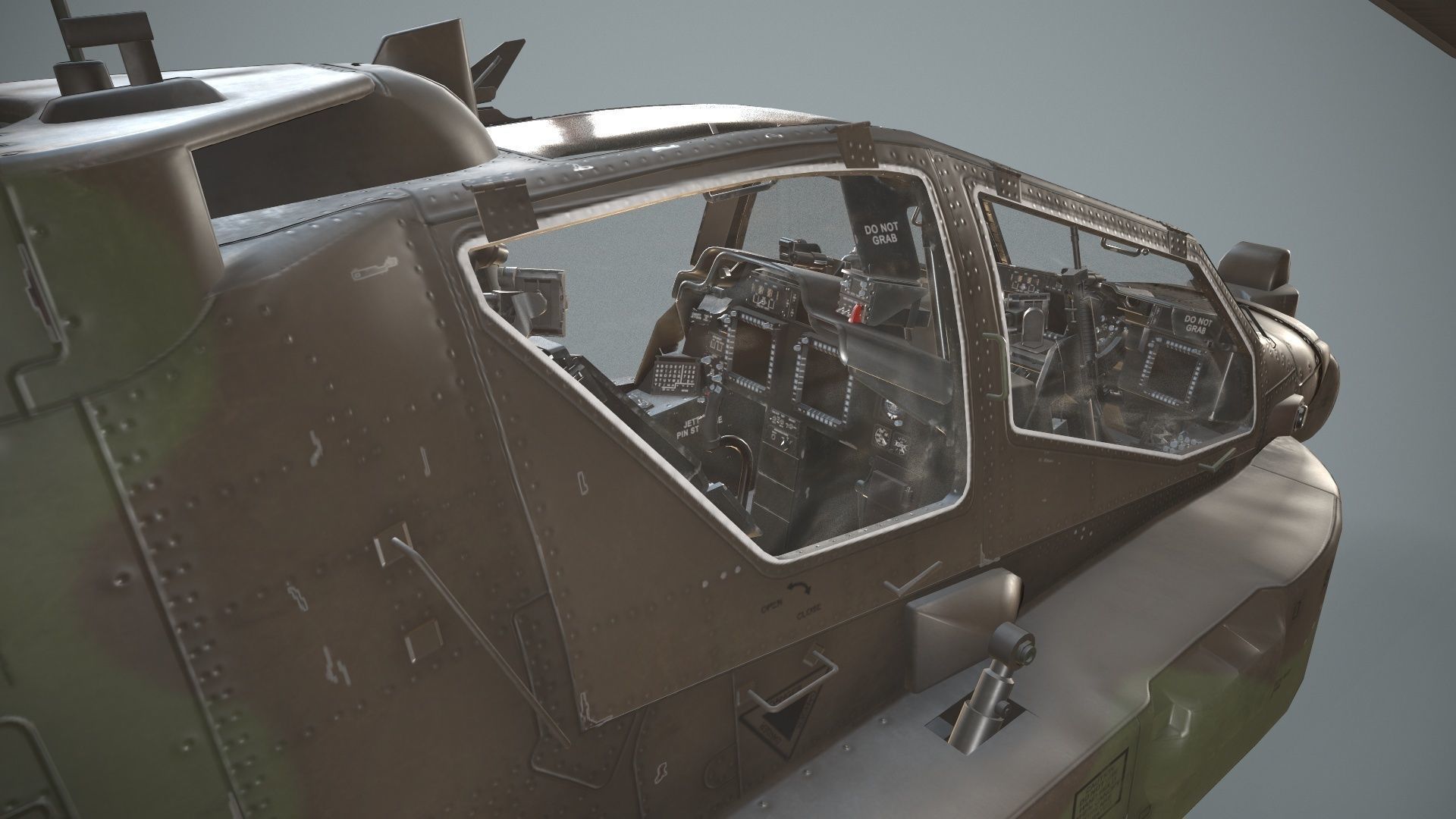  Apache AH-64E Guardian Indonesia Static Low-poly 3D model_16