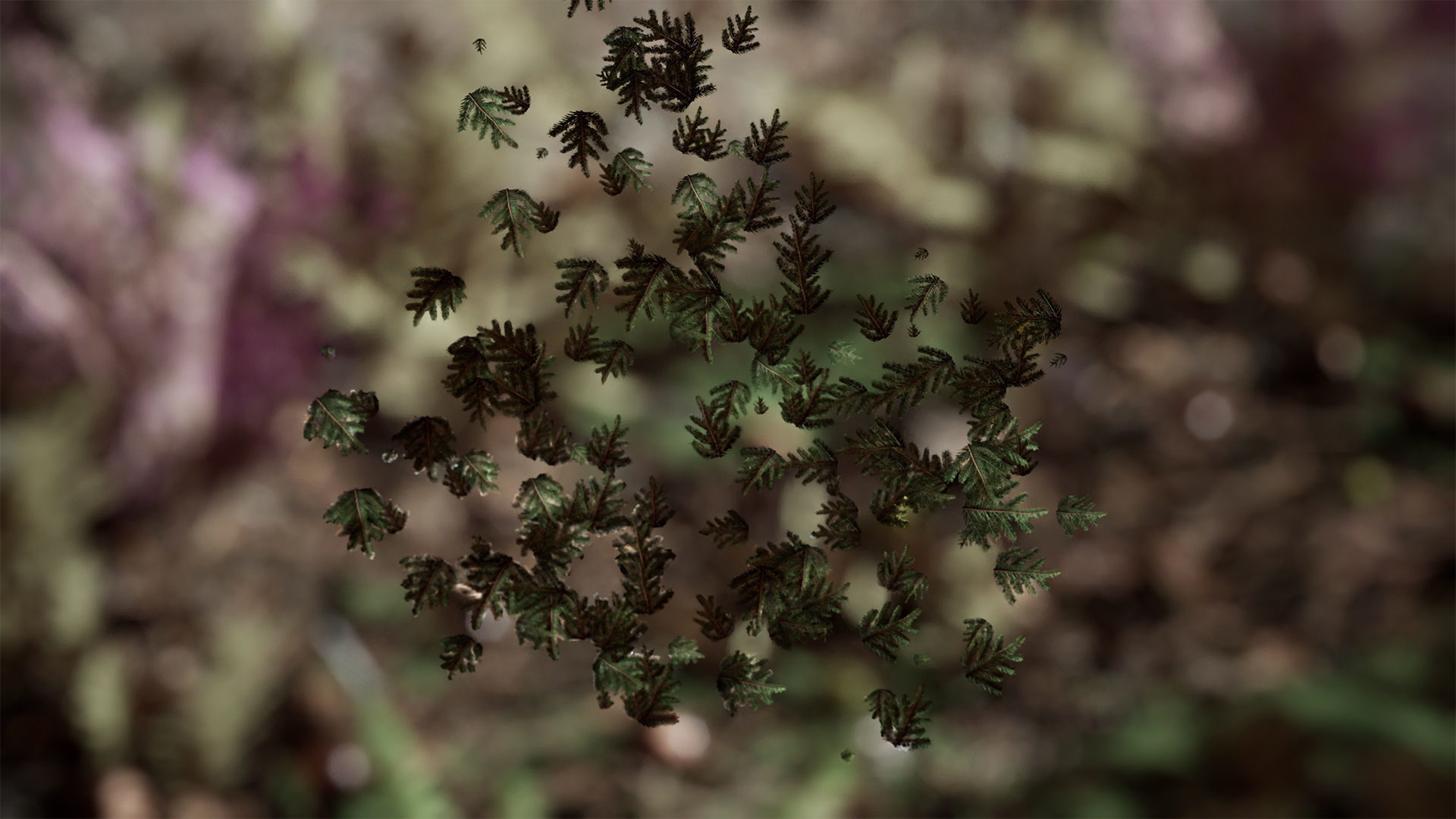 Ground Plants 21 Assets Low-poly 3D model_4