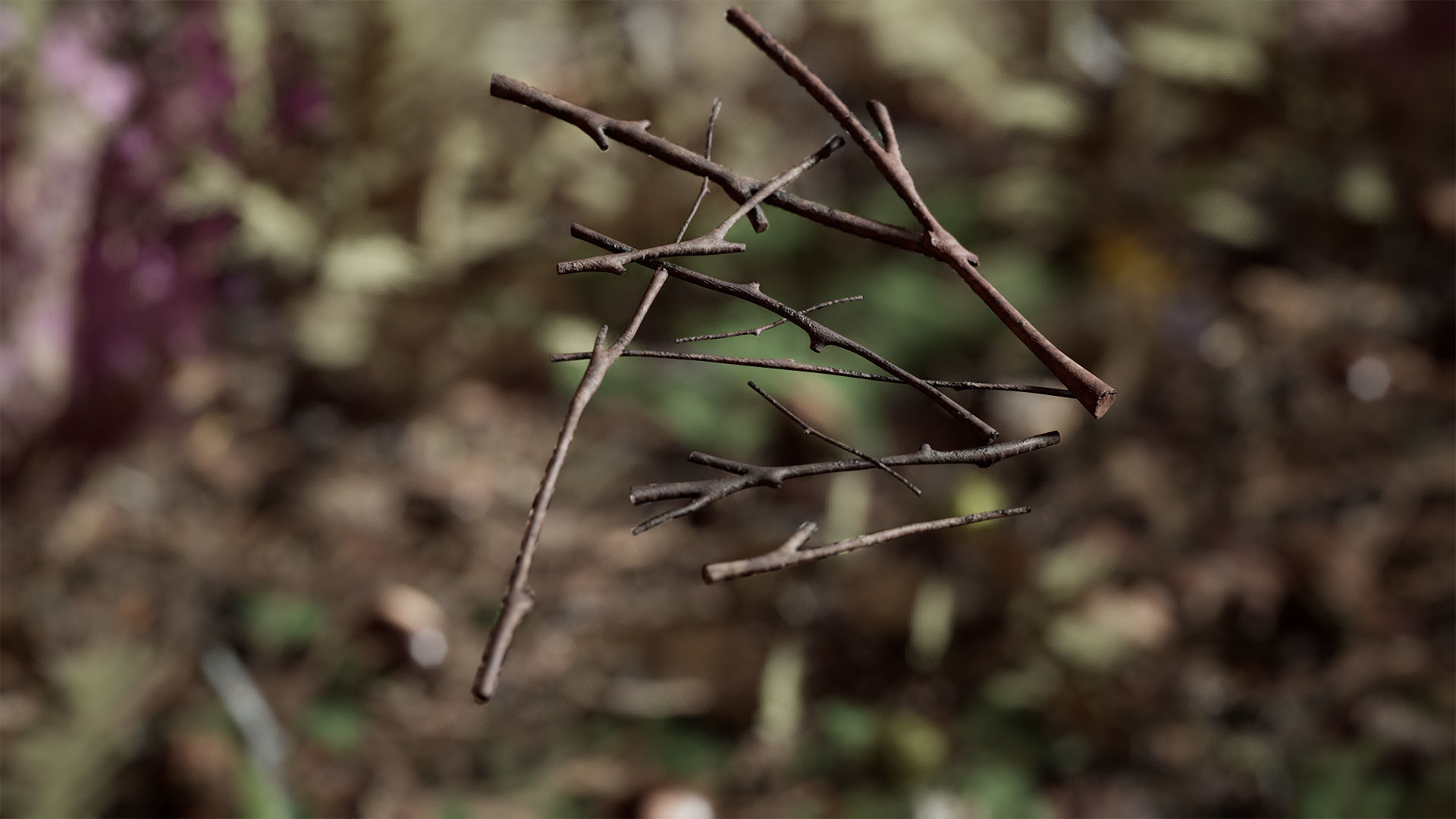 Ground Plants 21 Assets Low-poly 3D model_8