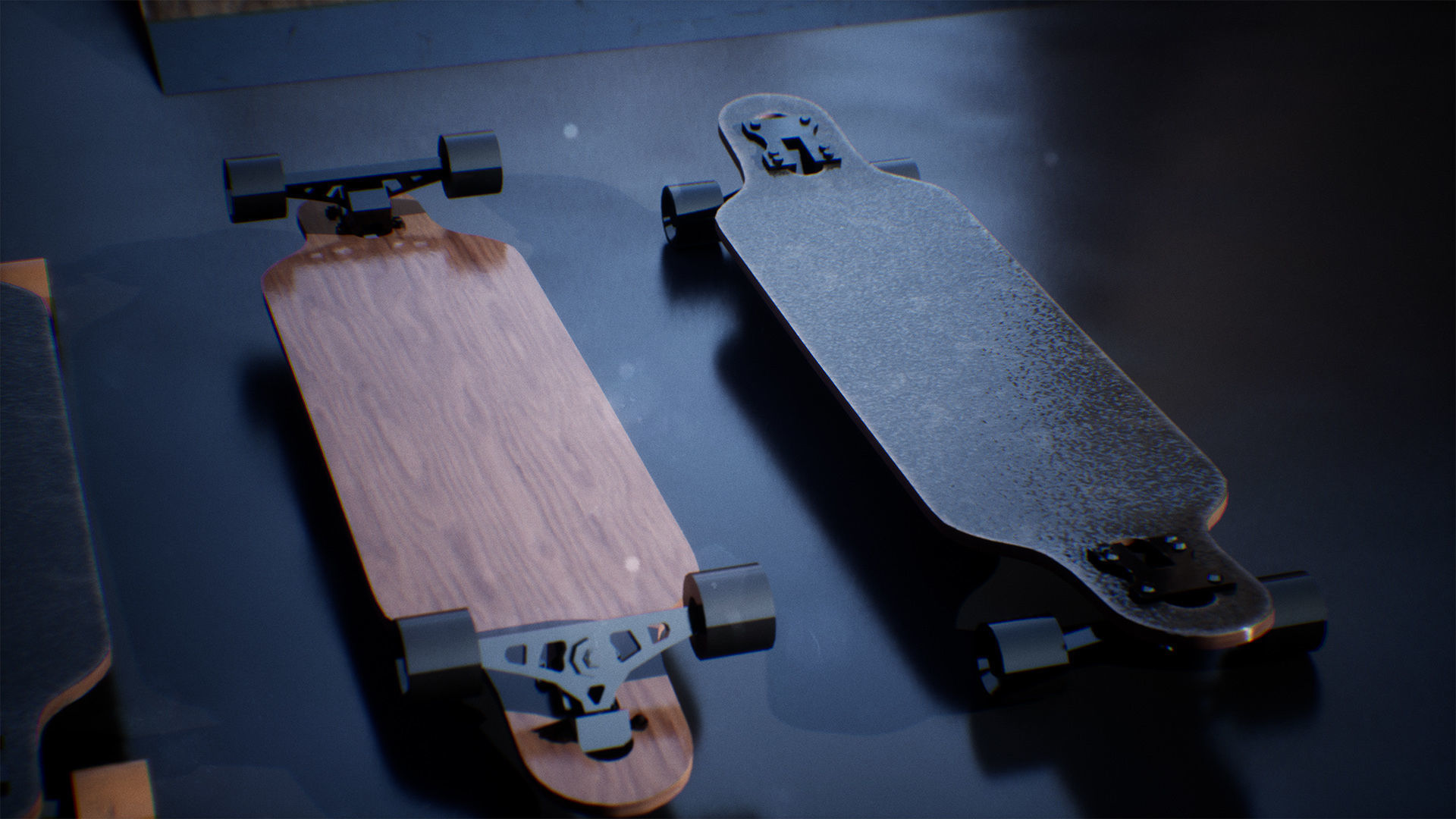 Skatepark Props 19 Assets Low-poly 3D model_7