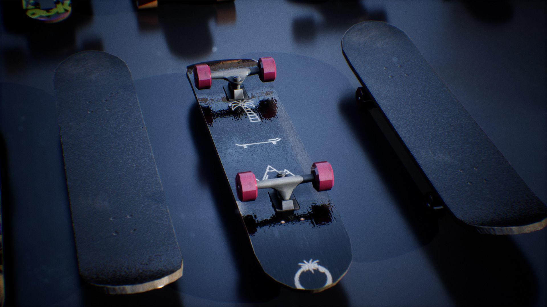 Skatepark Props 19 Assets Low-poly 3D model_8