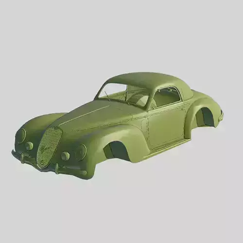 Alfa Romeo 6c 2500 1939 Printable Body