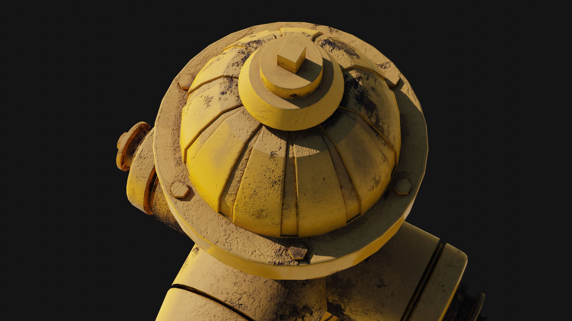Low-Poly Hydrant Collection by Nikdox Low-poly 3D model_8