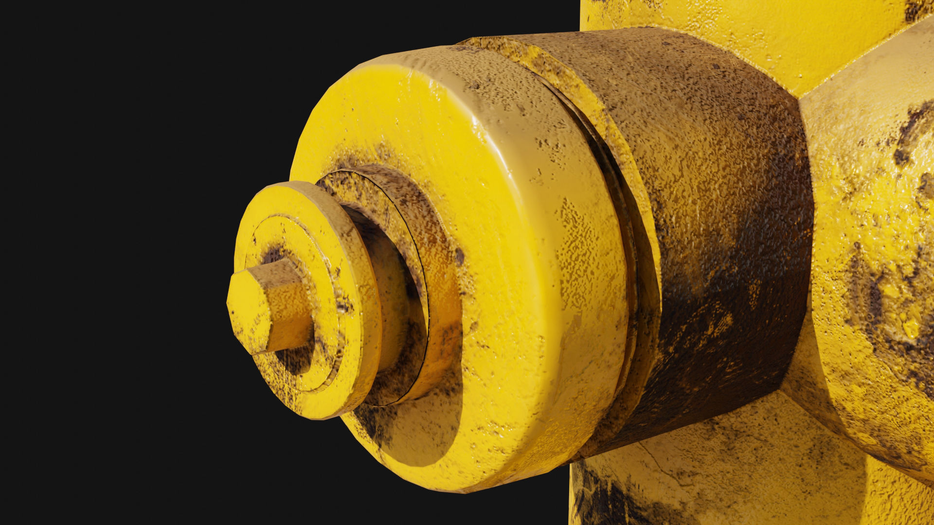 Low-Poly Hydrant Collection by Nikdox Low-poly 3D model_6