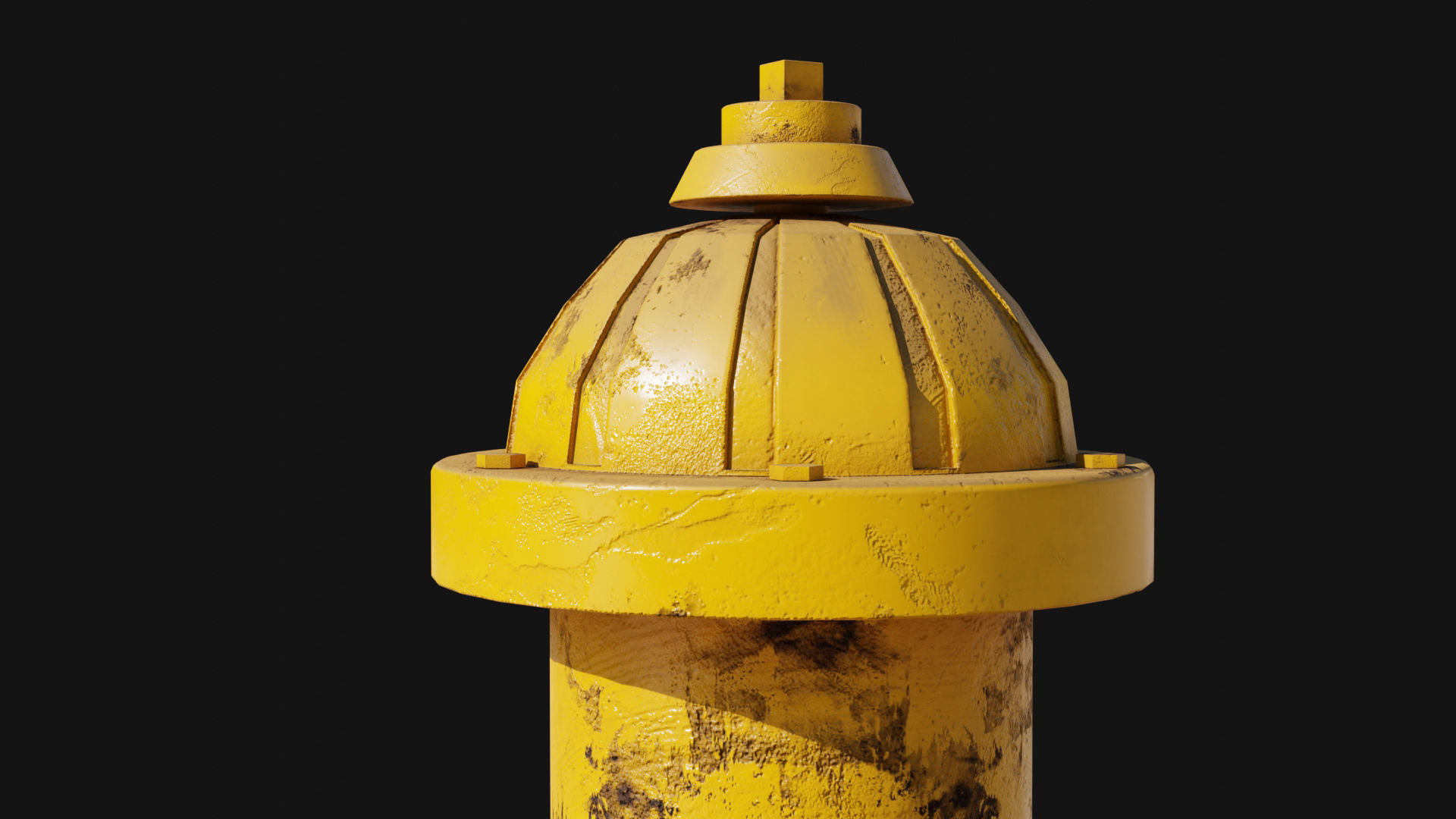 Low-Poly Hydrant Collection by Nikdox Low-poly 3D model_7