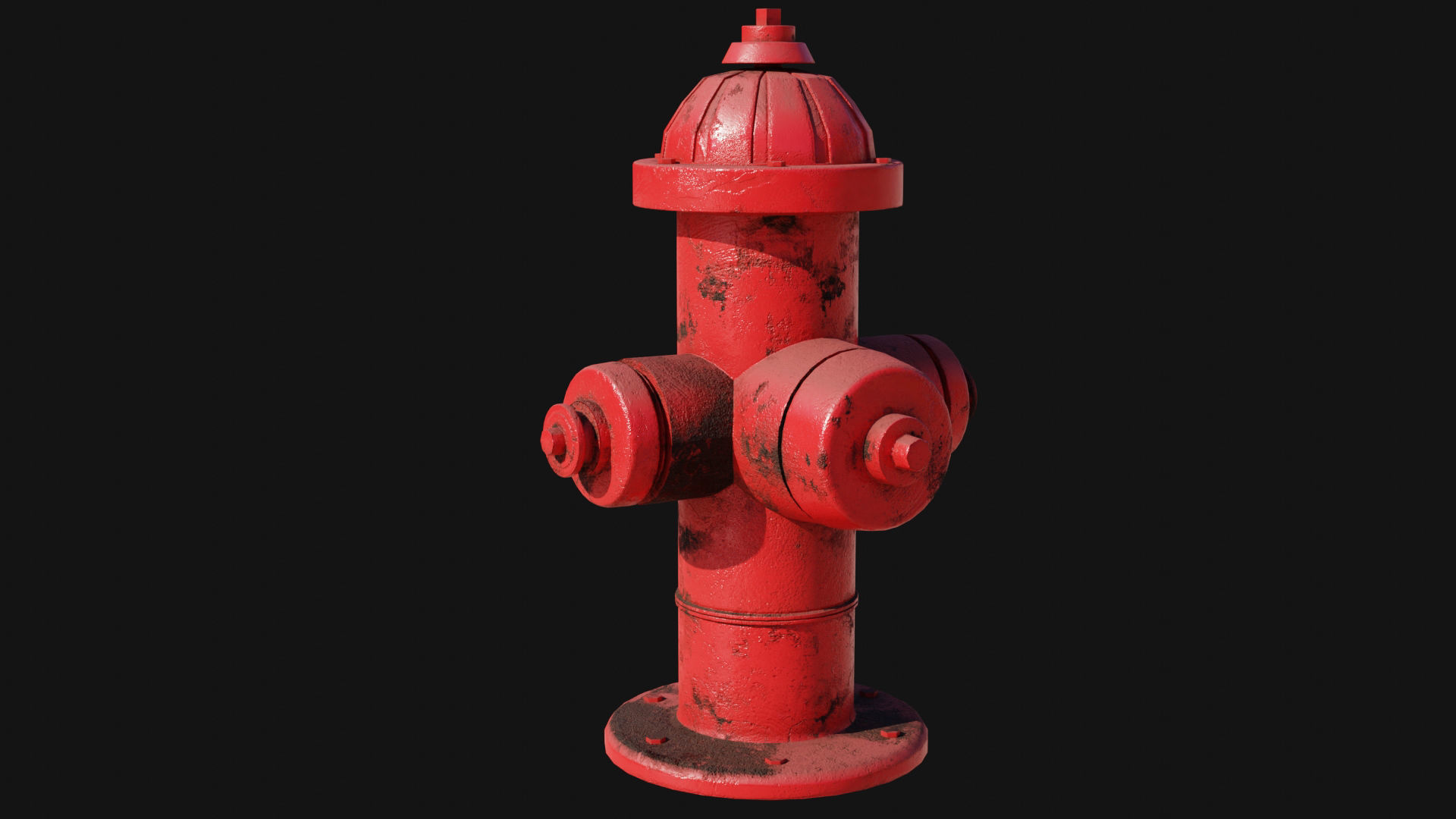 Low-Poly Hydrant Collection by Nikdox Low-poly 3D model_10
