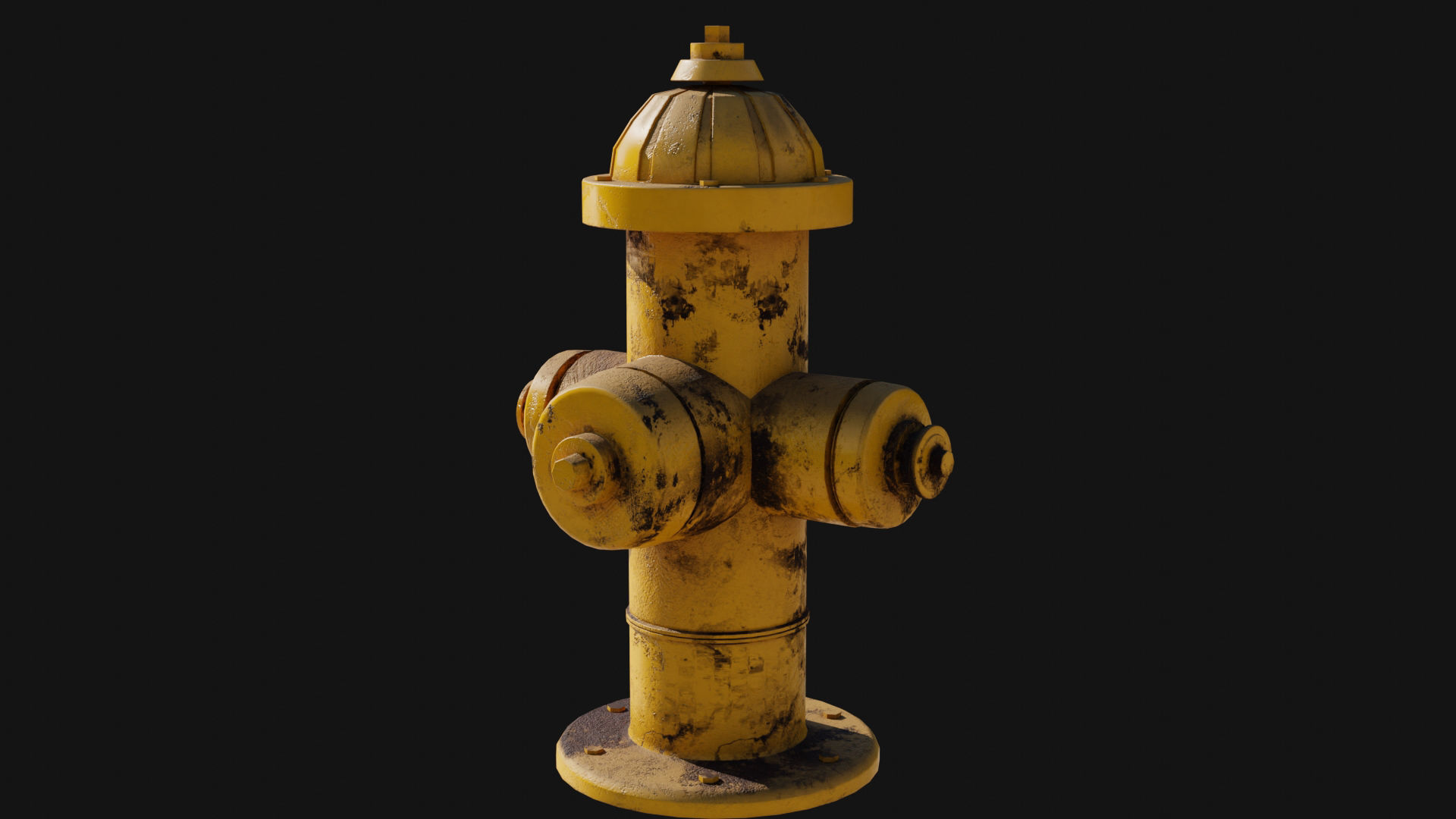 Low-Poly Hydrant Collection by Nikdox Low-poly 3D model_4