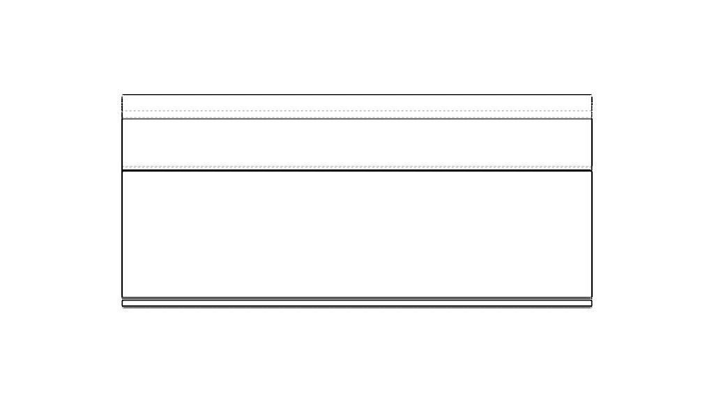 Aluminum Extruded Black Pull Handle MOD AL-08ft Low-poly 3D model_7