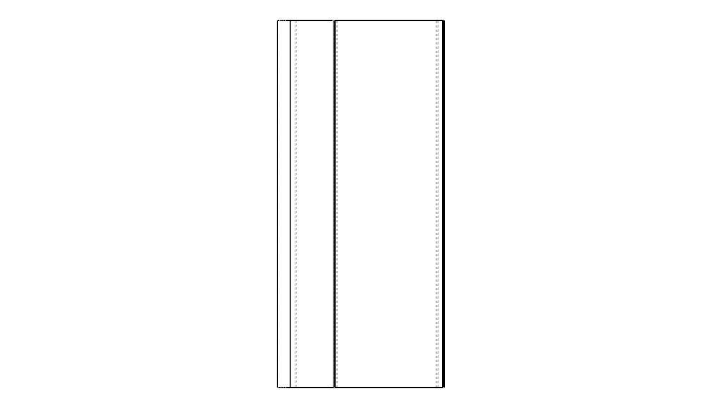 Aluminum Extruded Black Pull Handle MOD AL-08ft Low-poly 3D model_27