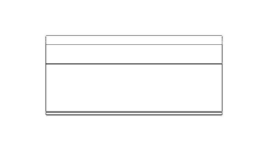 Aluminum Extruded Black Pull Handle MOD AL-08ft Low-poly 3D model_6