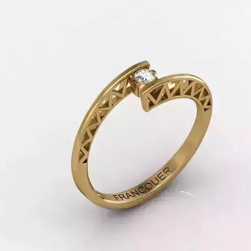 Ring for women MFS0053 3D print model