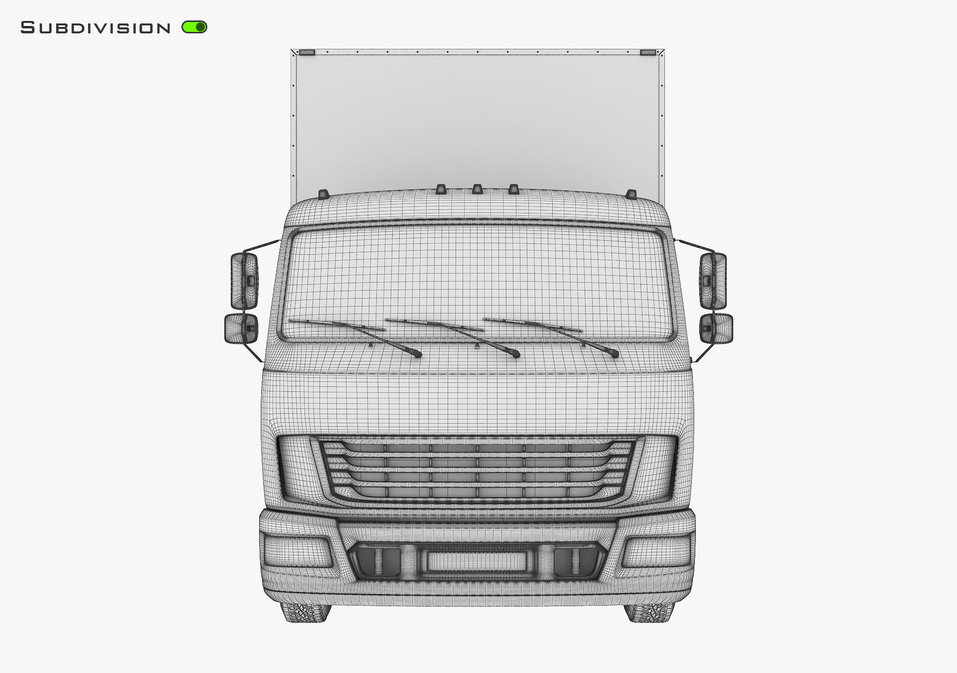 Truck Box v 1 3D model_30