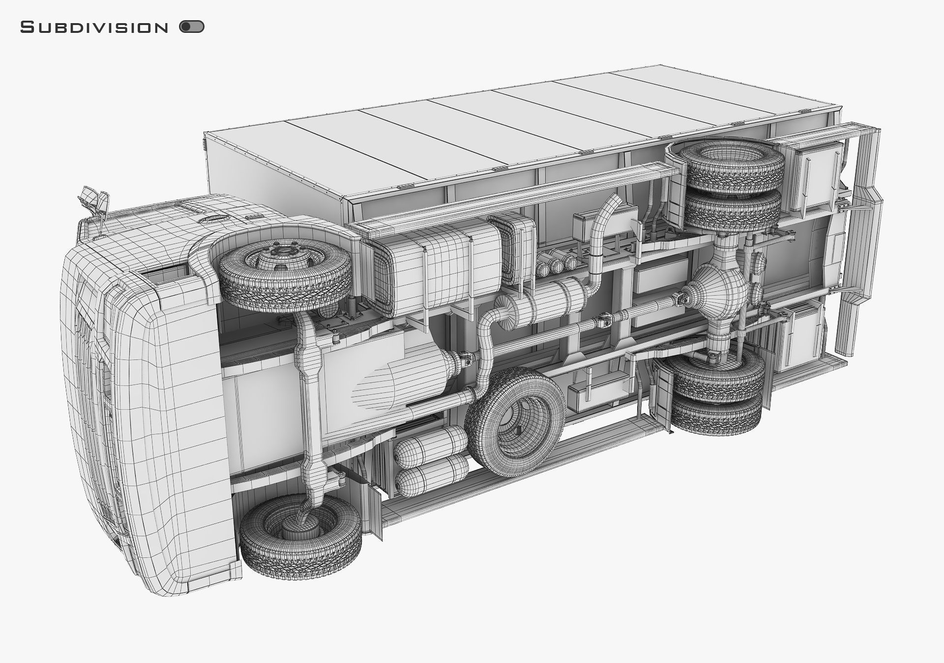 Truck Box v 1 3D model_33