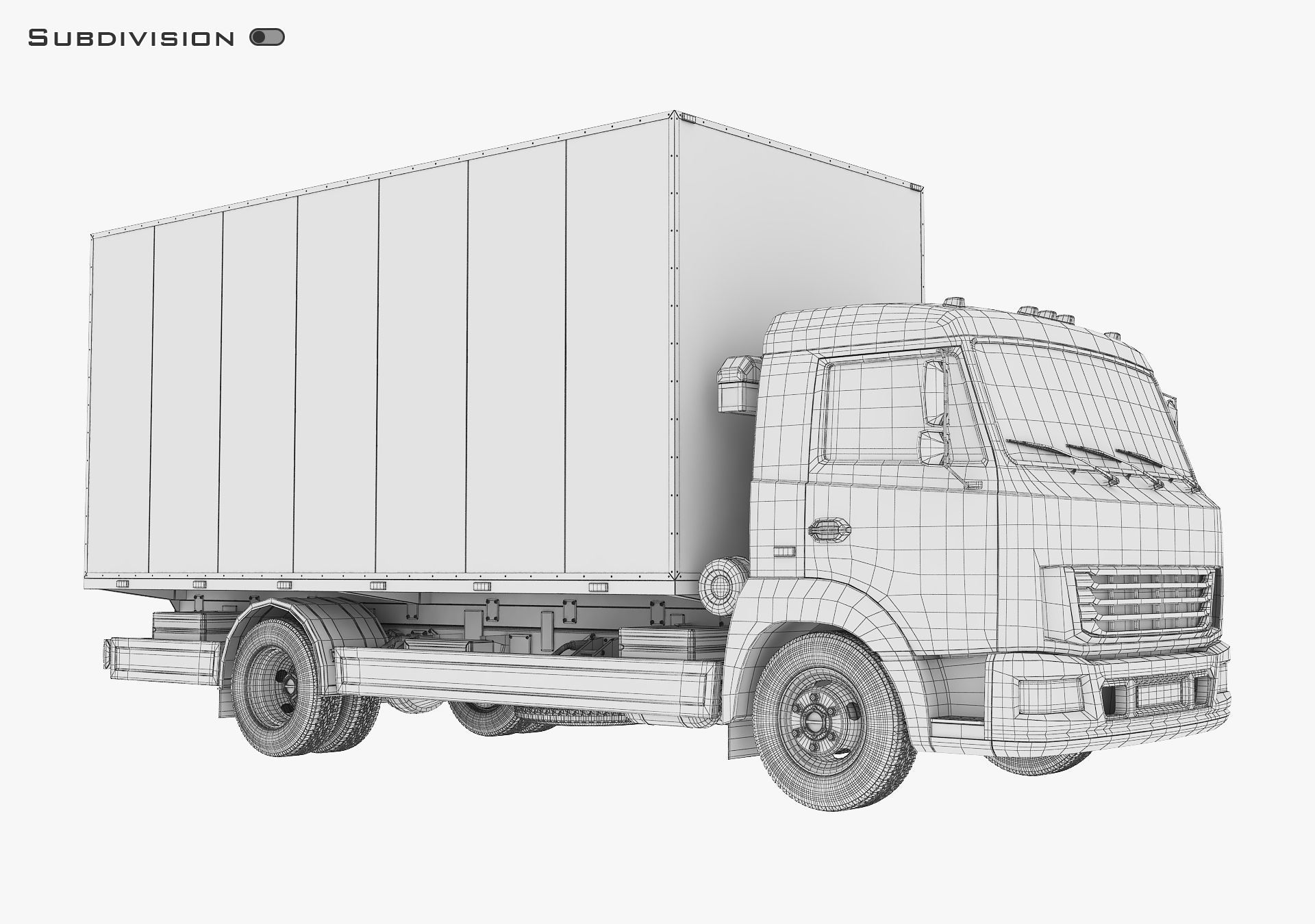 Truck Box v 1 3D model_27