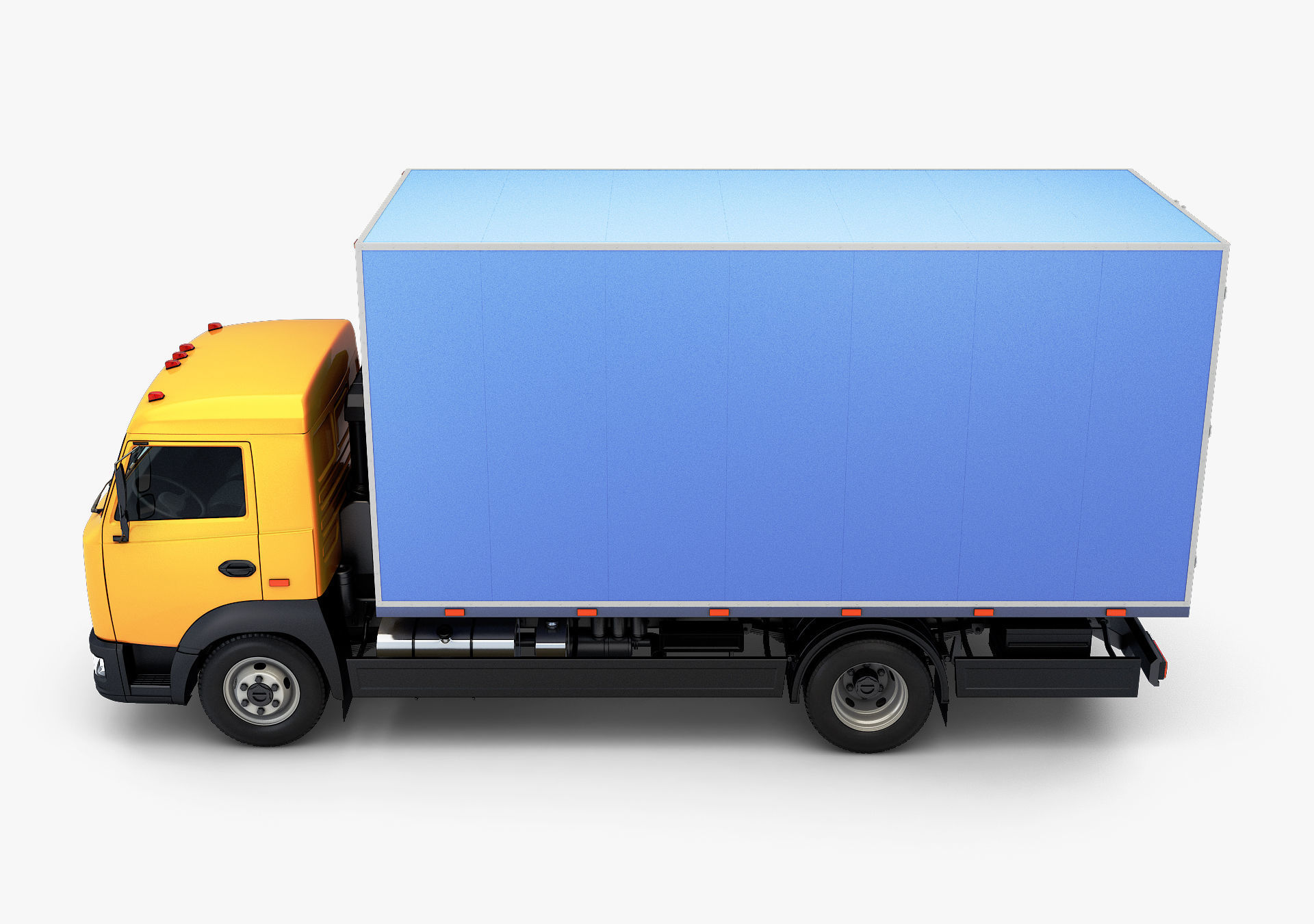 Truck Box v 1 3D model_9