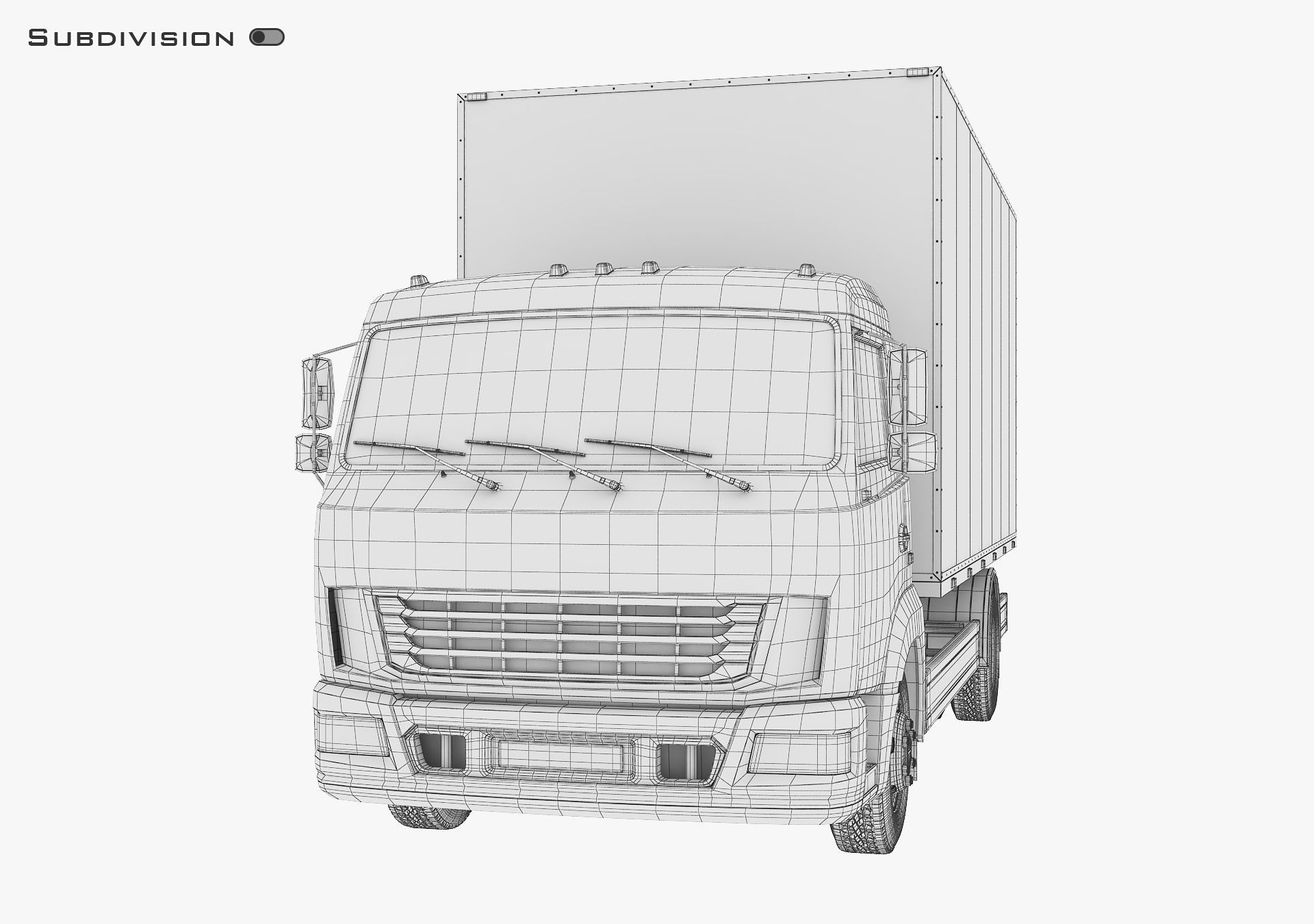 Truck Box v 1 3D model_23