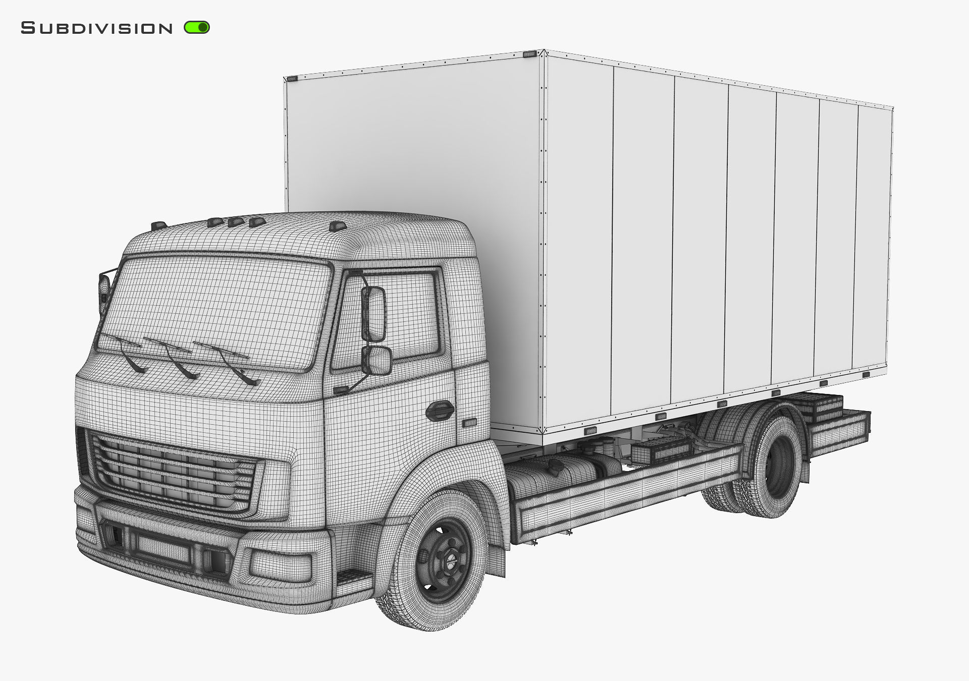 Truck Box v 1 3D model_12
