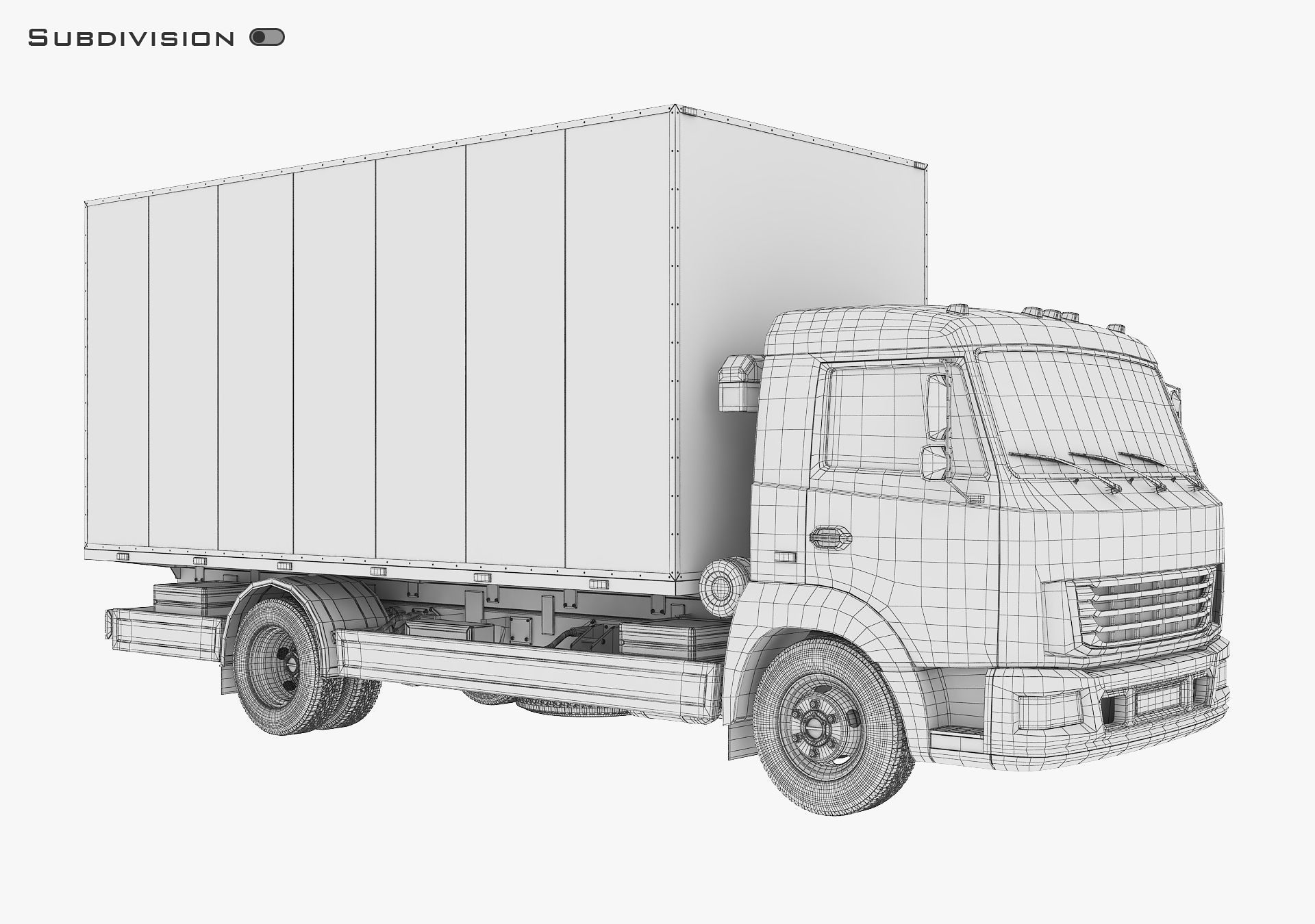 Truck Box v 1 3D model_21