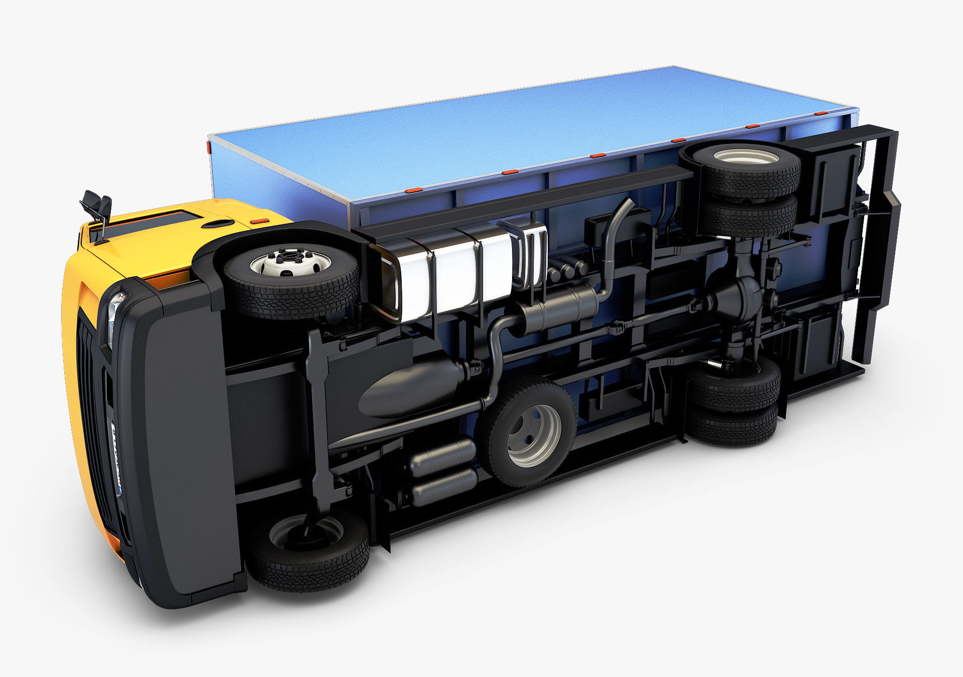 Truck Box v 1 3D model_11