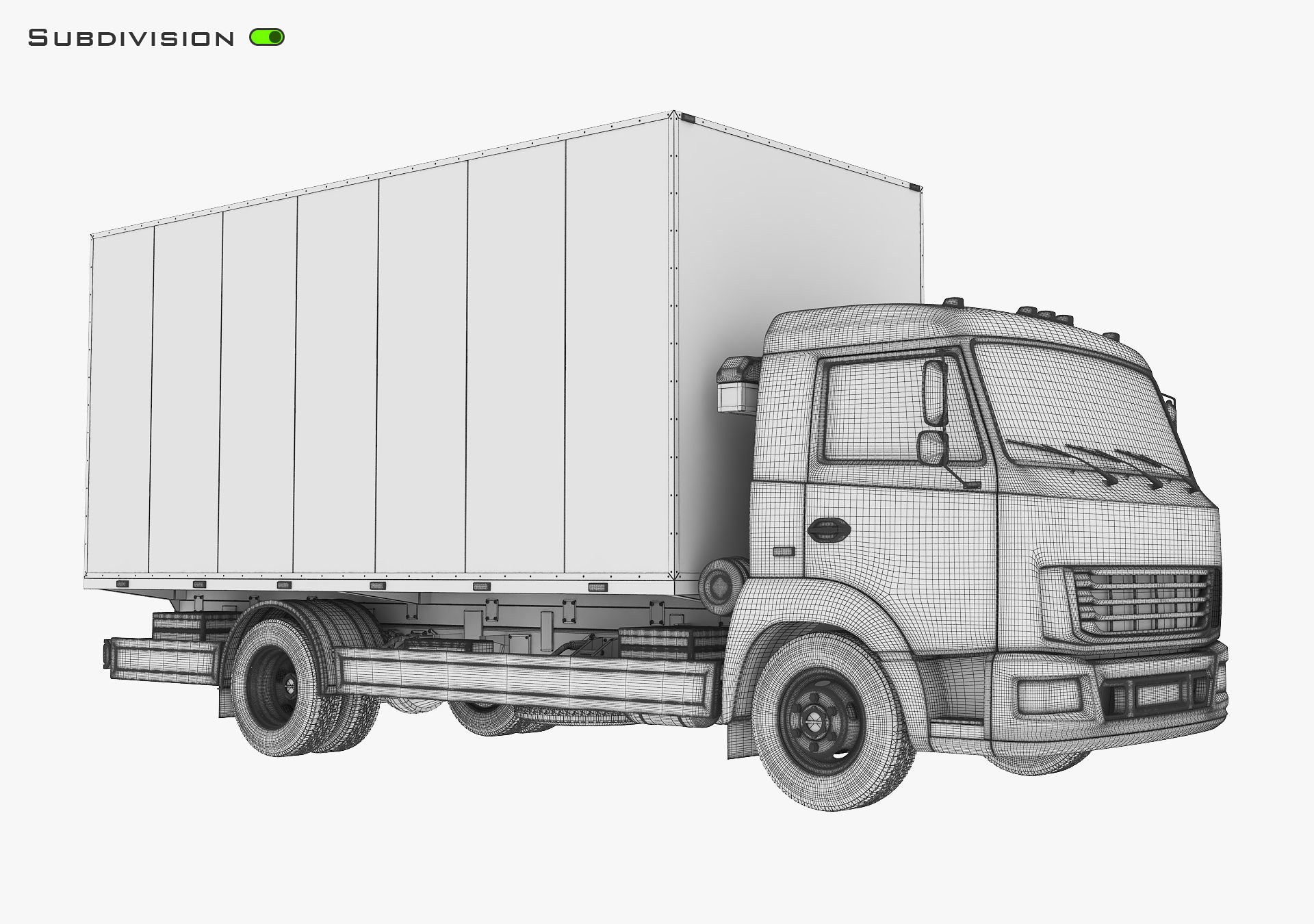 Truck Box v 1 3D model_26