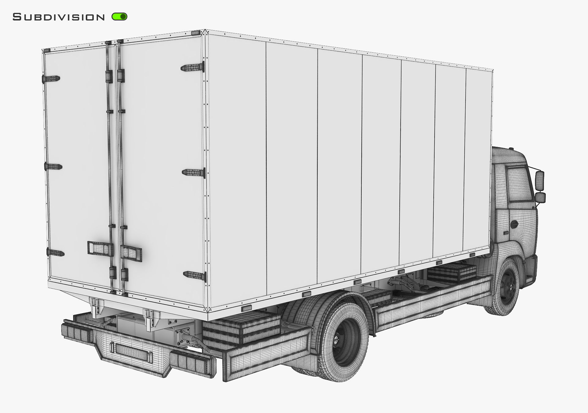 Truck Box v 1 3D model_14