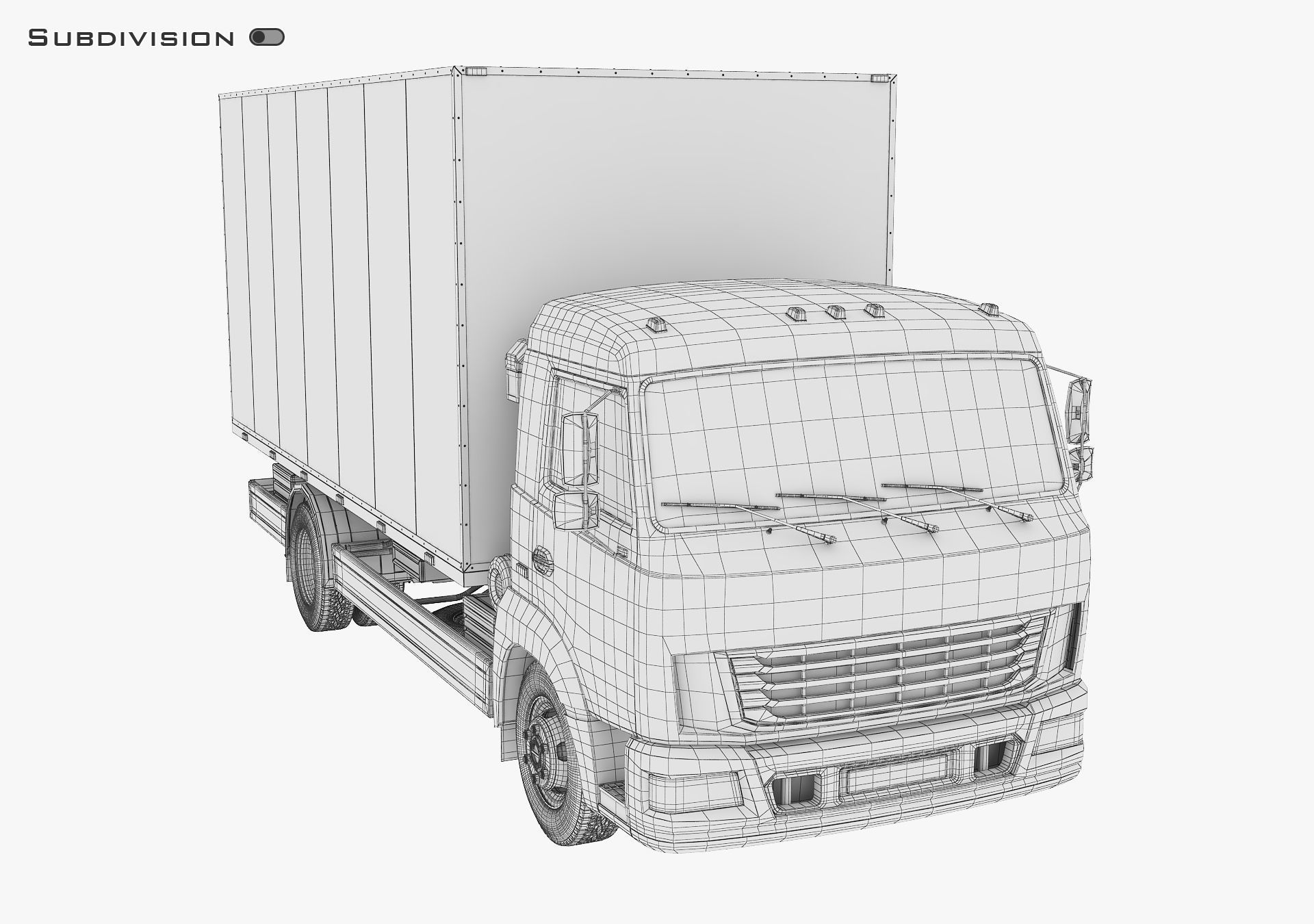 Truck Box v 1 3D model_17