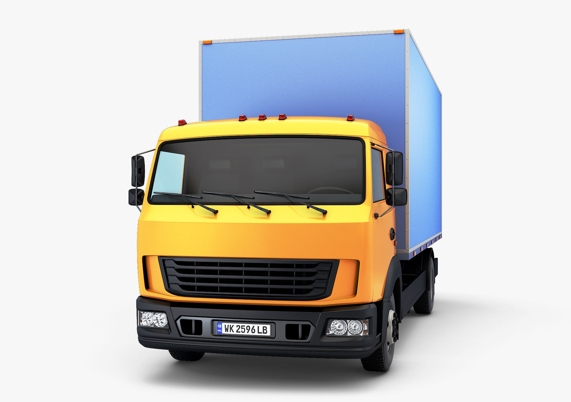 Truck Box v 1 3D model_6