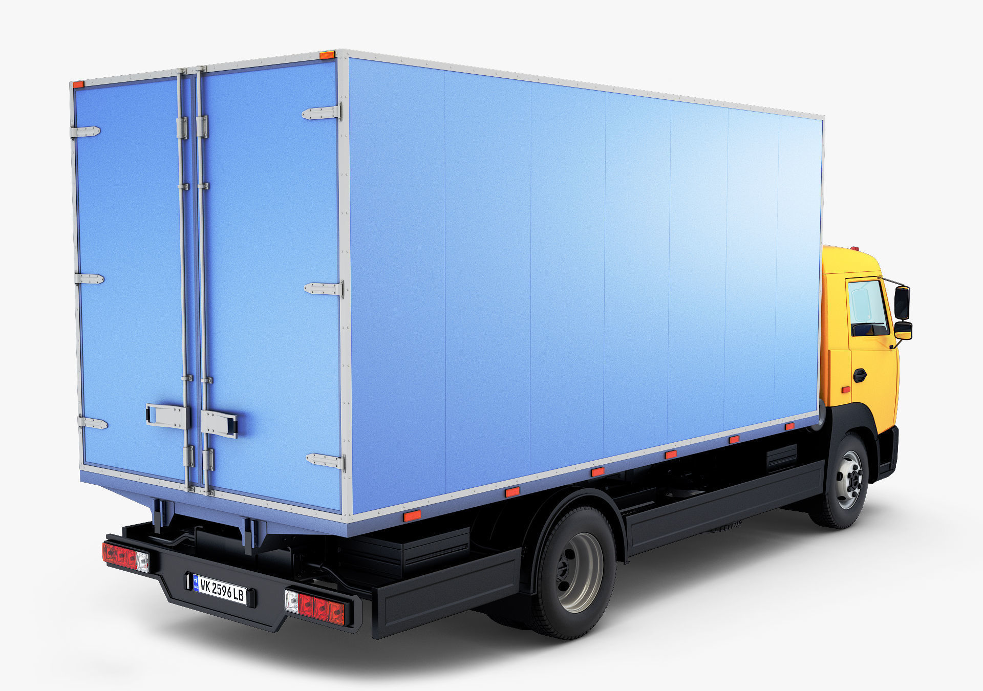 Truck Box v 1 3D model_2