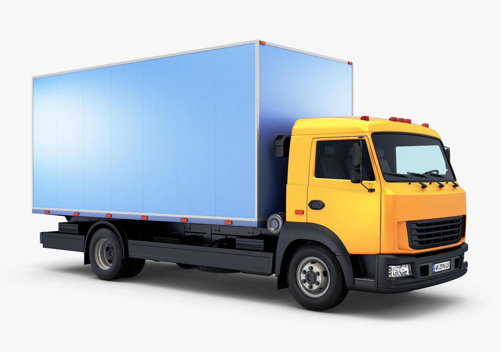 Truck Box v 1 3D model_5