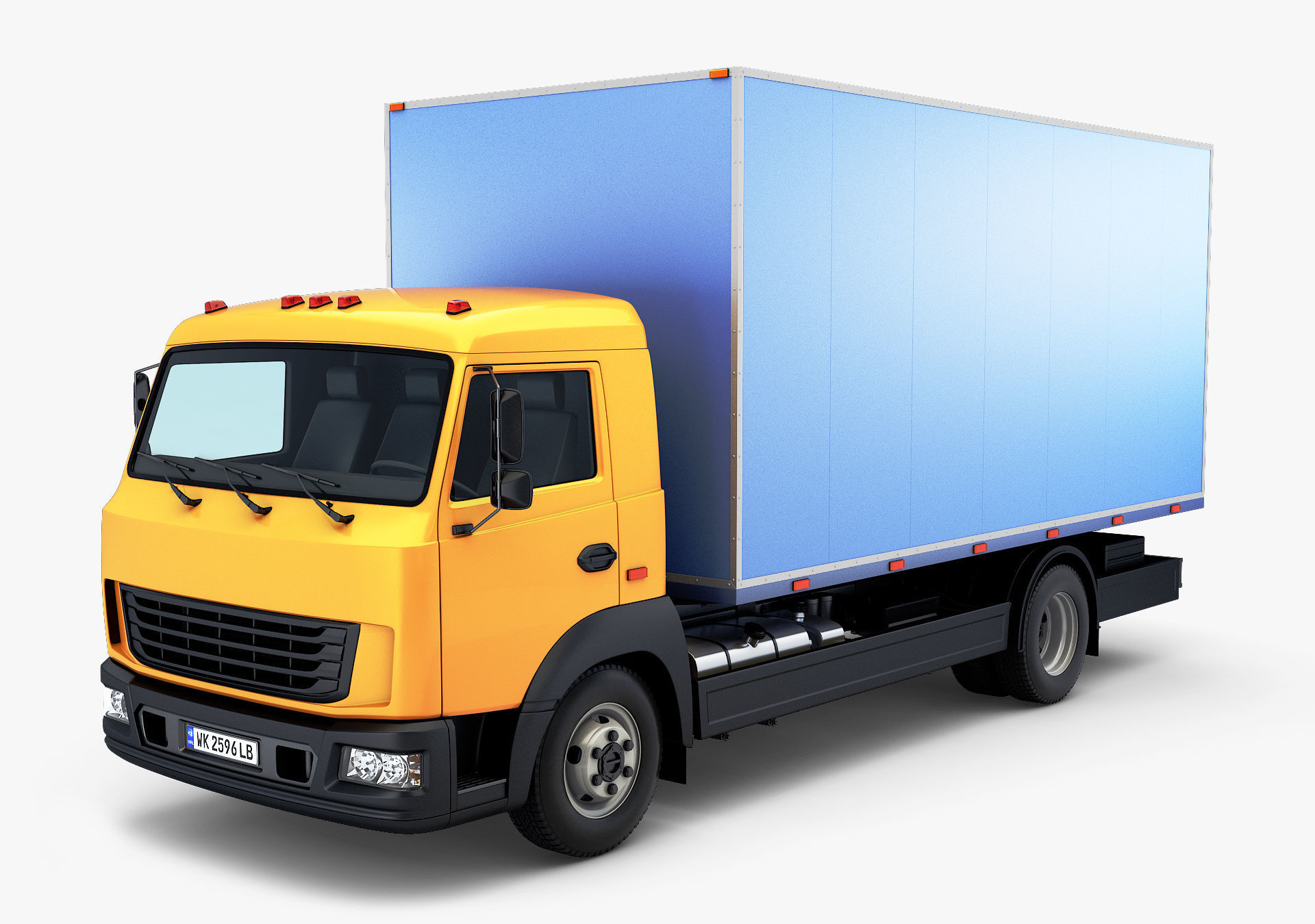 Truck Box v 1 3D model_1