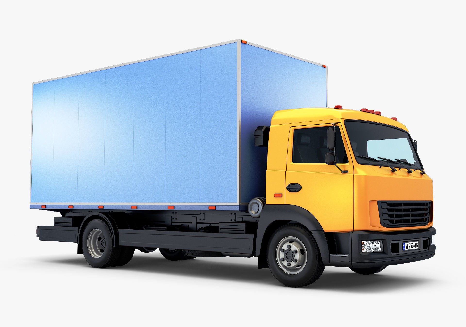 Truck Box v 1 3D model_8