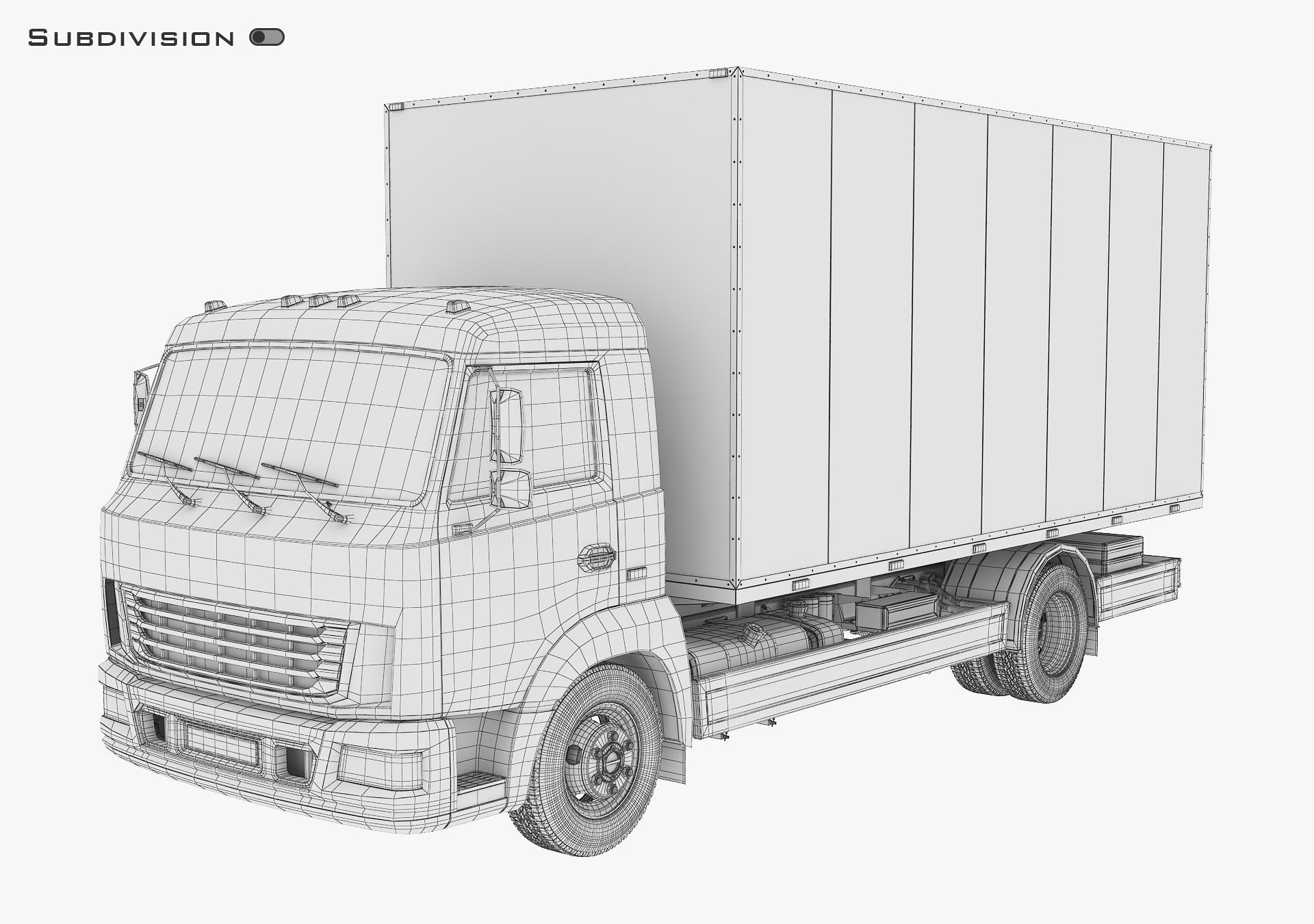 Truck Box v 1 3D model_13