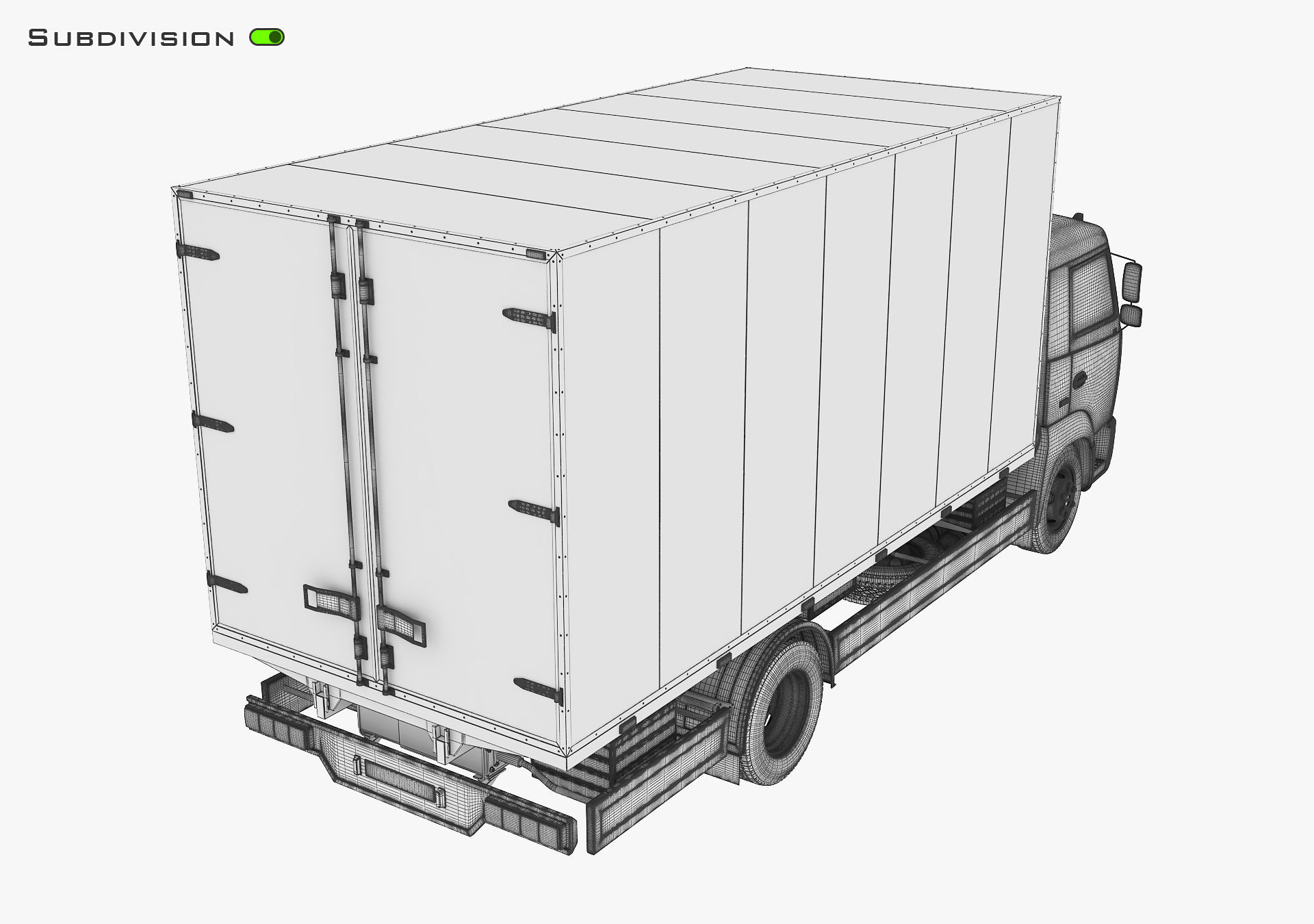 Truck Box v 1 3D model_24