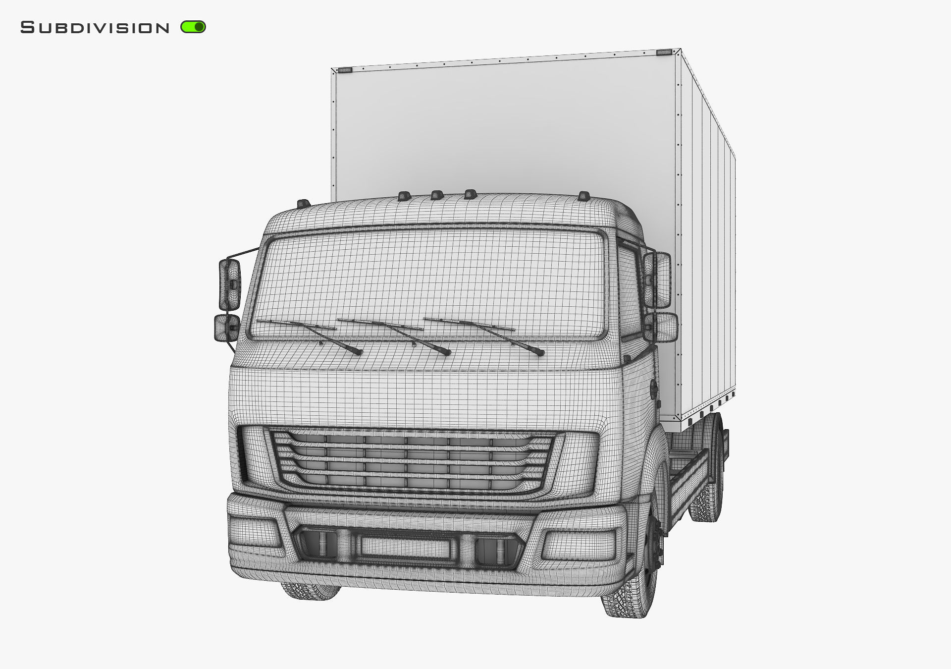 Truck Box v 1 3D model_22