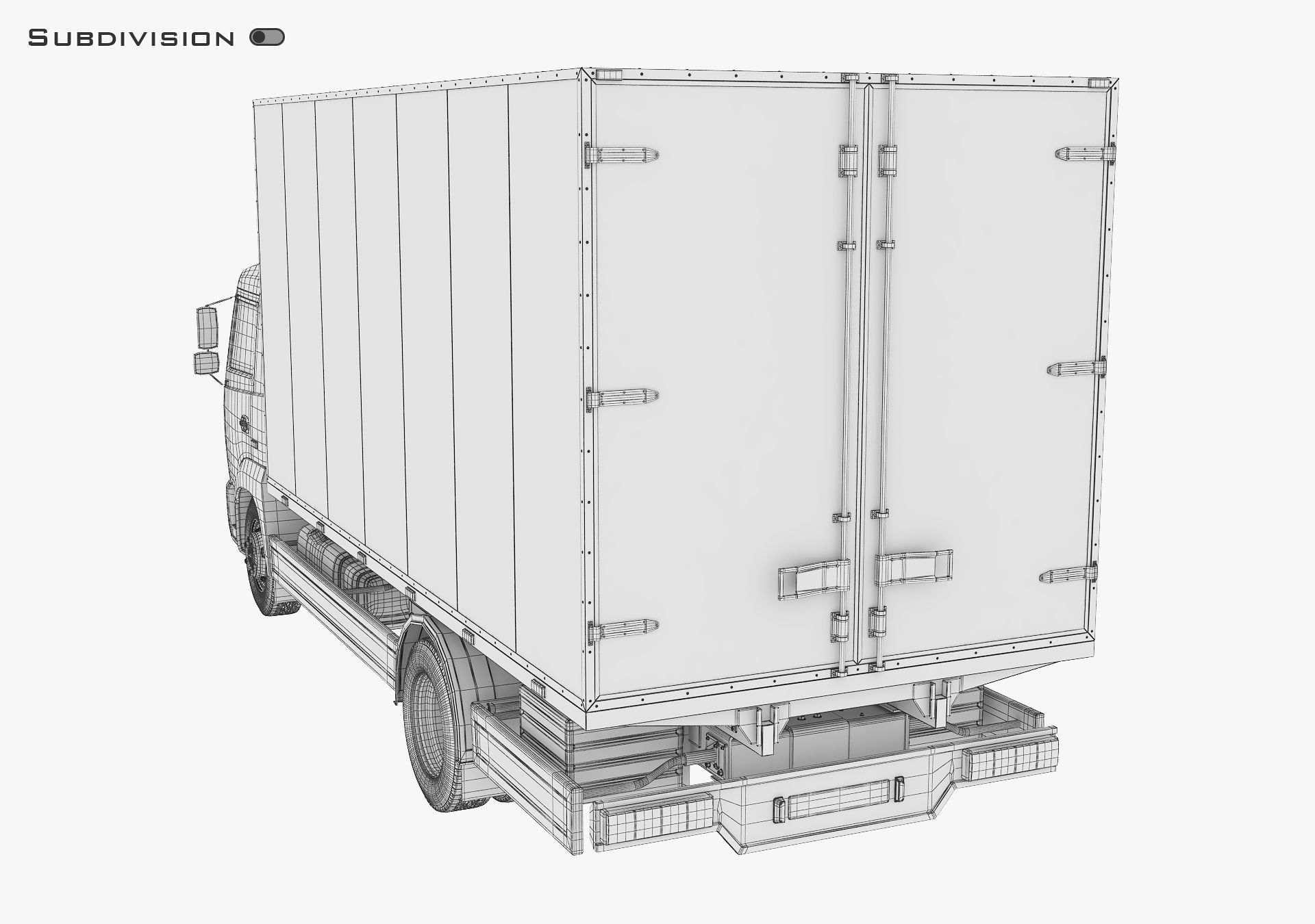 Truck Box v 1 3D model_19