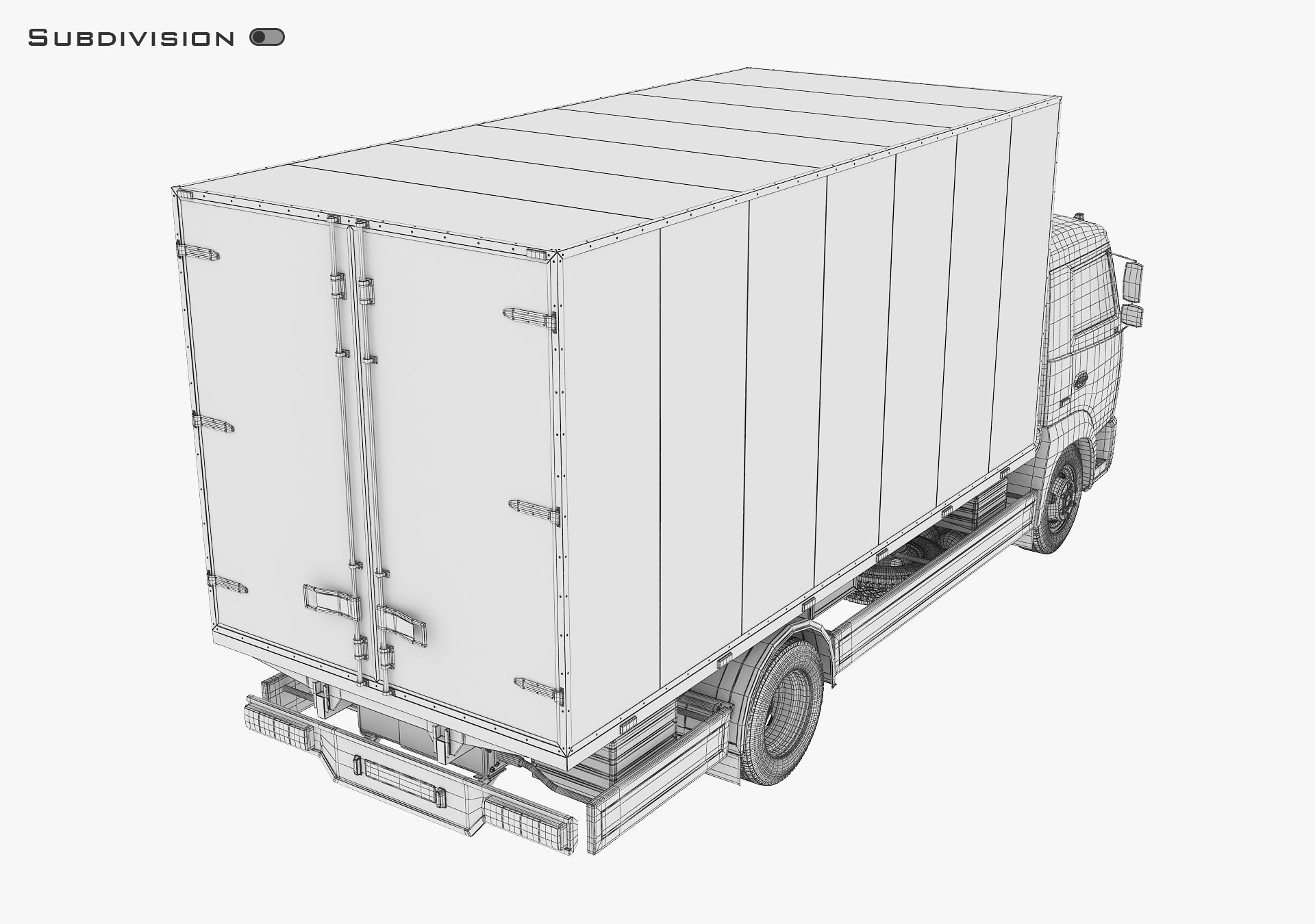 Truck Box v 1 3D model_25