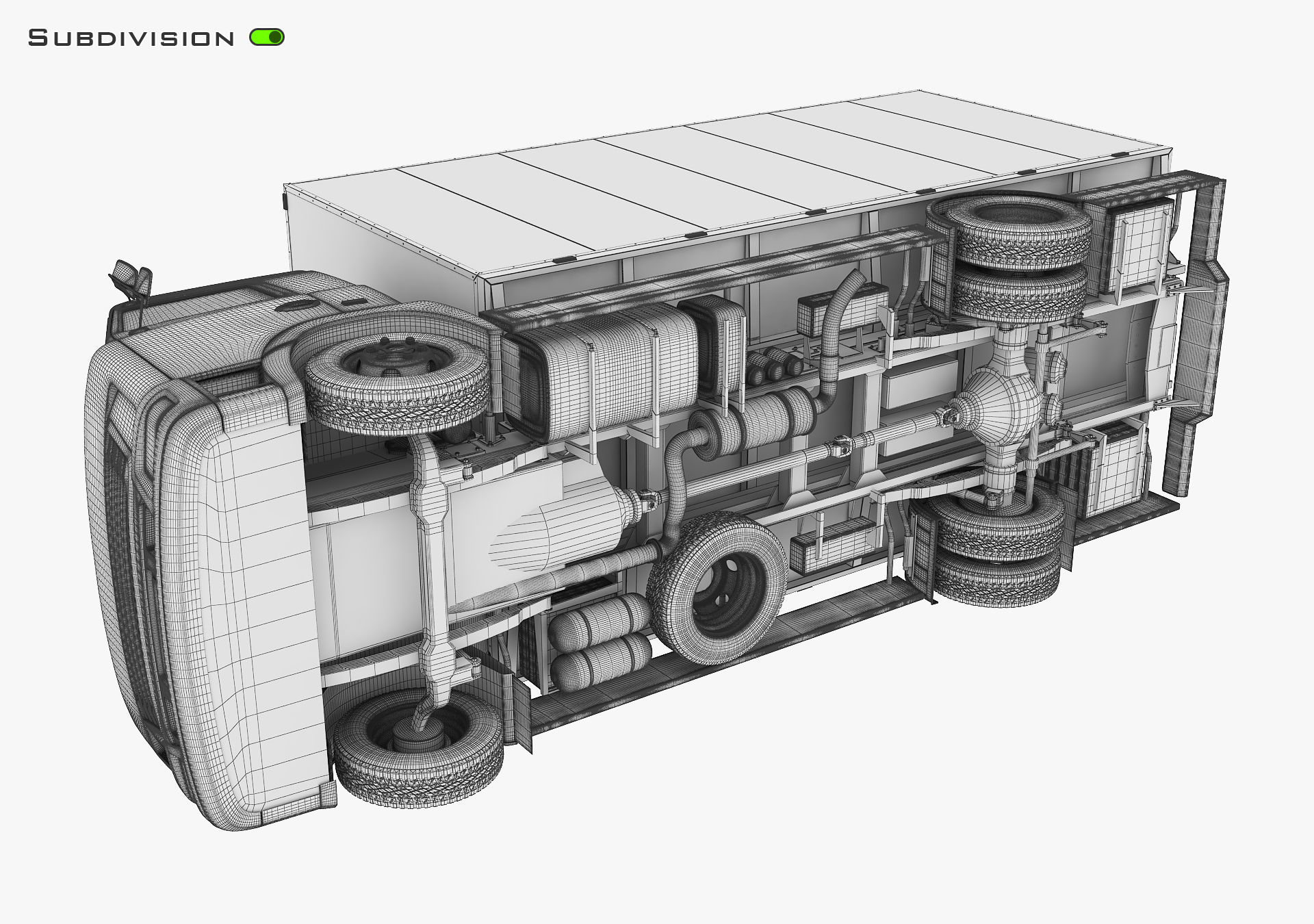 Truck Box v 1 3D model_32