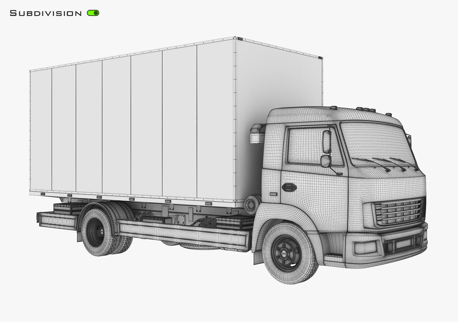 Truck Box v 1 3D model_20