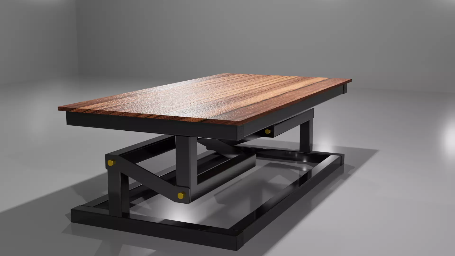 Mechanical art coffee table Free 3D model