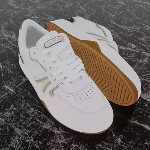 LACOSTE 3D SHOES - WHITE - BROWN