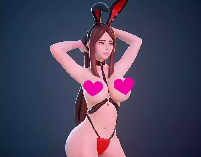 3D Print model - Bunny girl - b 3D print model
