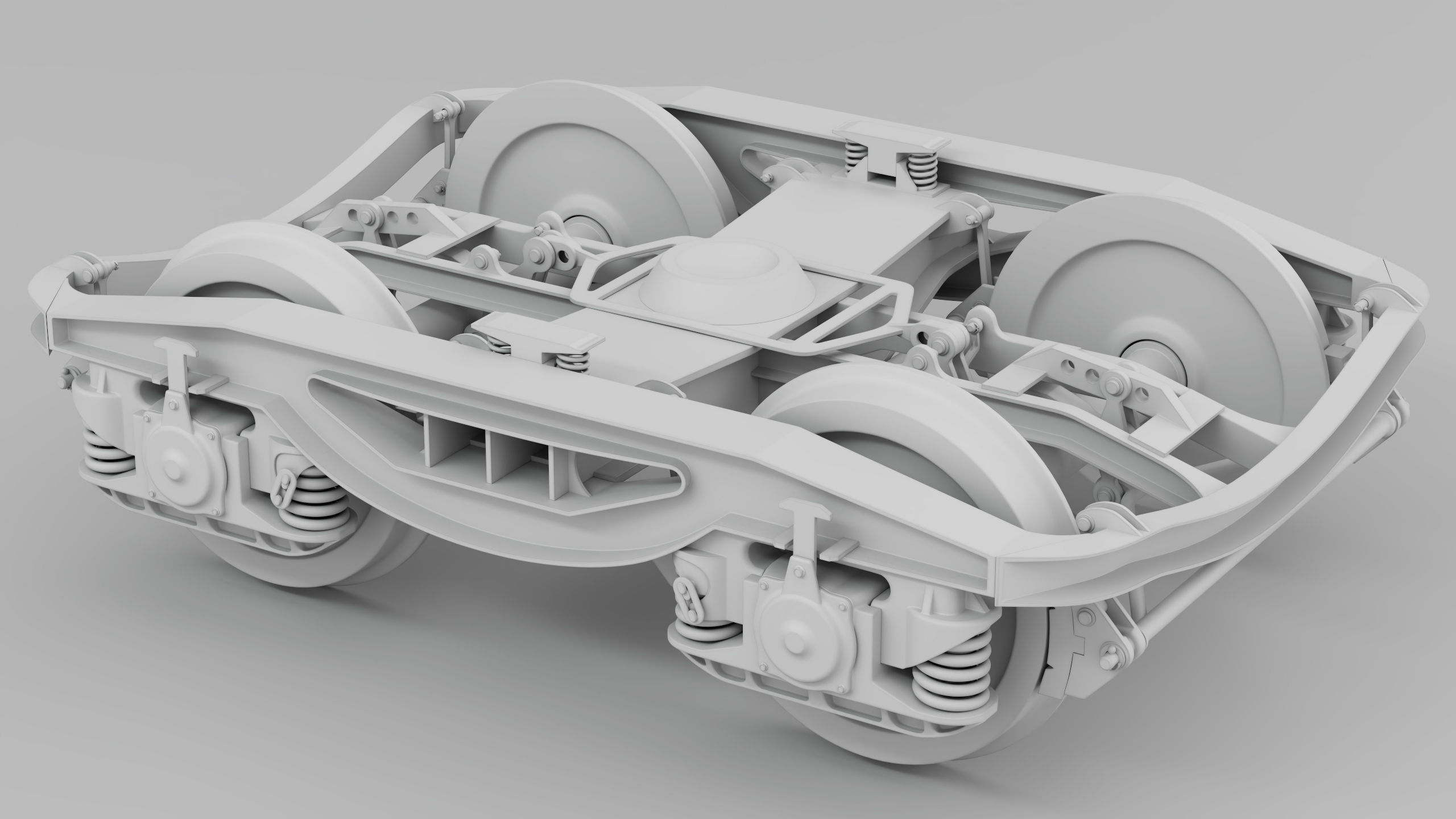 Railway wheels High poly 3D model_8