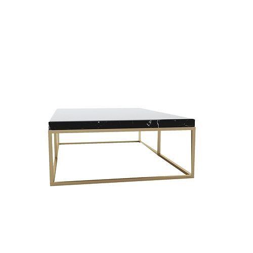 Black And Gold Coffee Table 3D model CGTrader