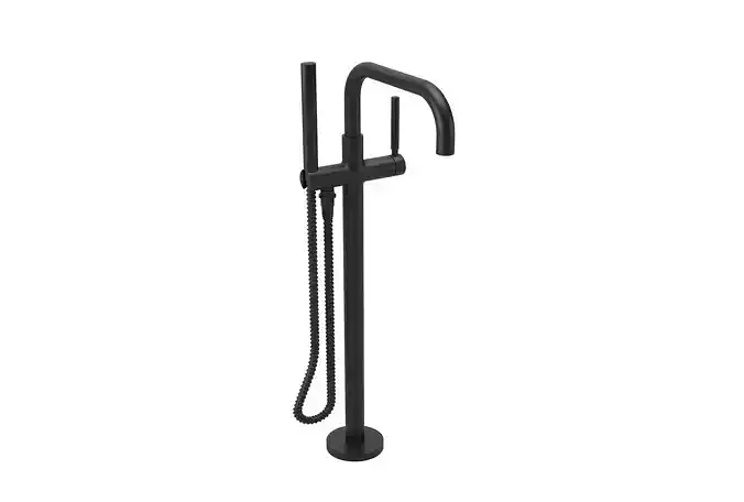 Purist Floor-mount bath filler trim  3D model