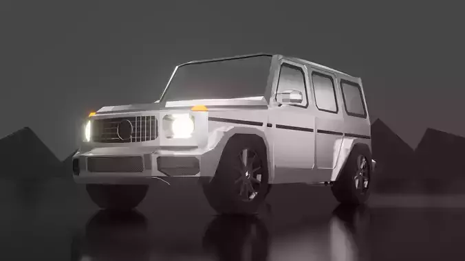 Mercedes Benz G-Class Low poly 