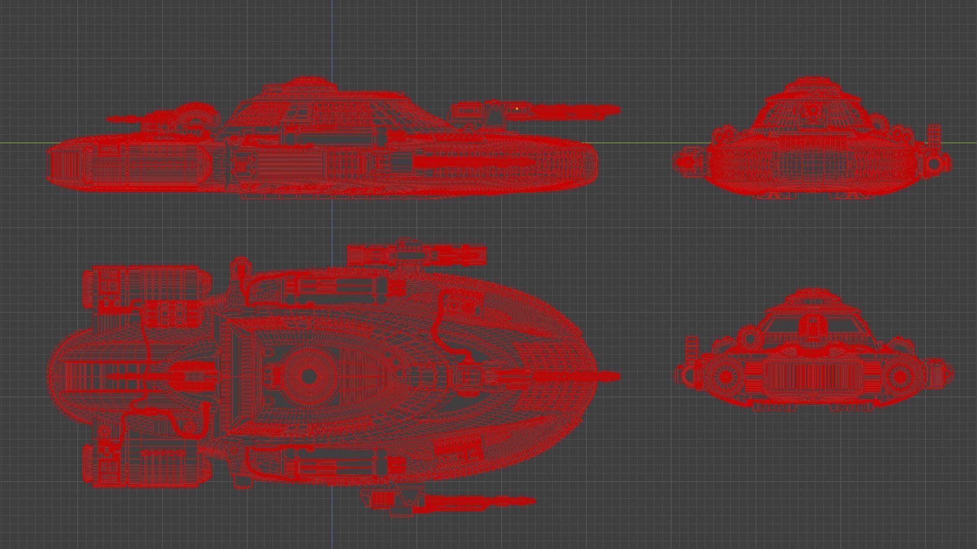 Star Wars Heavy Rebel Combat Landspeeder Battlefront 2004 3D print model_5