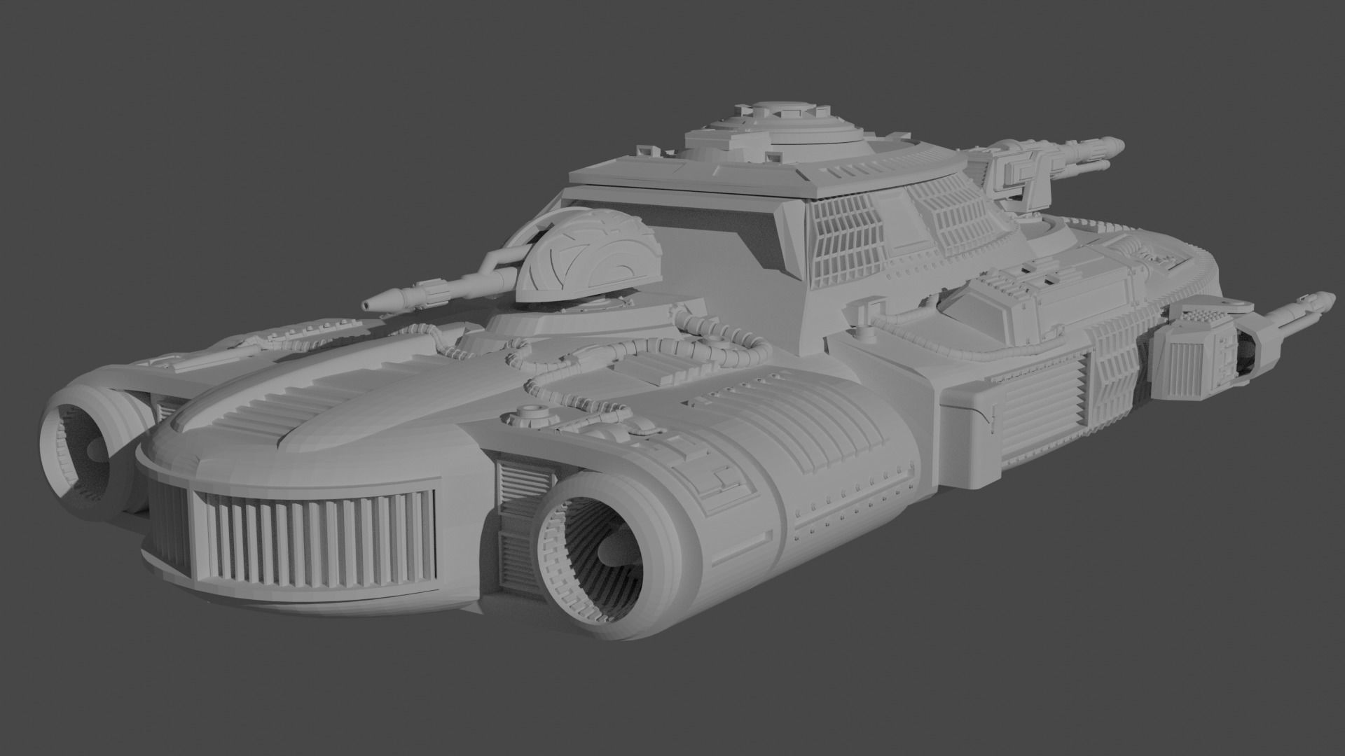 Star Wars Heavy Rebel Combat Landspeeder Battlefront 2004 3D print model_1