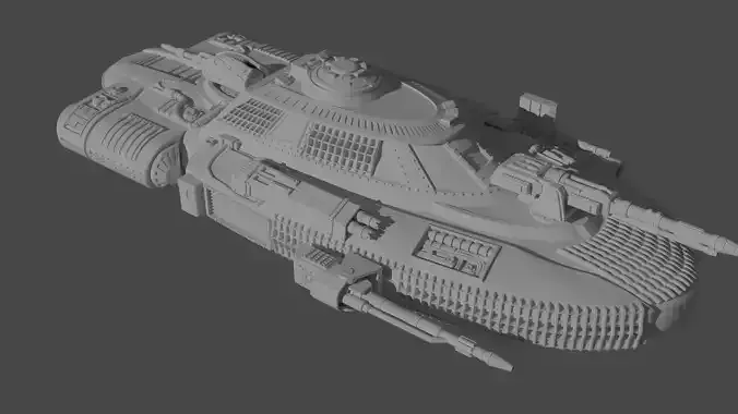 Star Wars Heavy Rebel Combat Landspeeder Battlefront 2004 3D print model