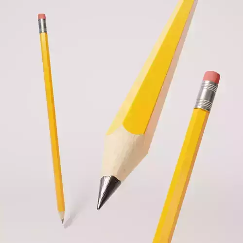 Pencil 3D model